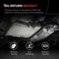 A-premium Lower Engine Oil Pan Sump With Drain Plug Compatible Audi Q7 2007-2010 Volkswagen Touareg 3 6l Automatic Transmission