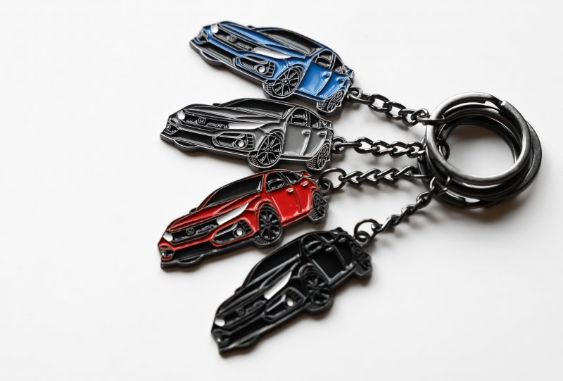 Great For Civic Keychain Metal Car Accessories Honda