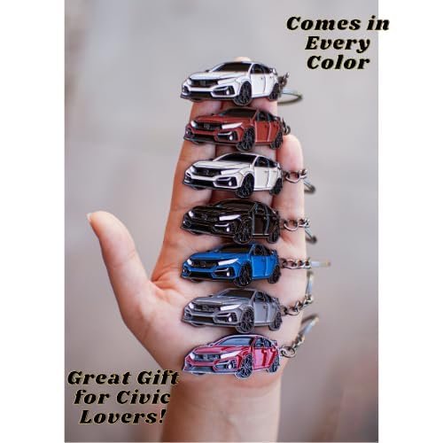 Great For Civic Keychain Metal Car Accessories Honda