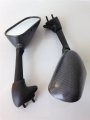 Httmt Mt066- Motorcycle Oem Aftermarket Carbon Fiber Mirrors Compatible With 2000-2001 Fzs600 Fazer 2001-2003 R1 2001-2002 R6