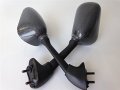 Httmt Mt066- Motorcycle Oem Aftermarket Carbon Fiber Mirrors Compatible With 2000-2001 Fzs600 Fazer 2001-2003 R1 2001-2002 R6