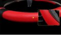 Fashion Women Leather Car Steering Wheel Cover 15 38cm Breathable Anti Slip Universal Fit Auto Covers Pink
