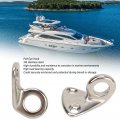 10 Pcs Pad Eye Hook Stainless Marine Hanger Plate Heavy Steel Fender Hardware Outdoor Wall For Ship Boat Trailers