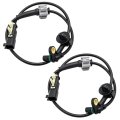 Front Left And Right Abs Wheel Speed Sensor 2pcs 20971873 23498355 For Cadillac Escalade Chevrolet Silverado 1500 Suburban 