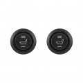 Car Seat Heater Switches 2pcs 3 Pin Round Rocker Toggle Universal Heated 12v 20a High Low Off Control Fit For Most Cars Suv