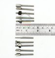 10pcs 1 8 3mm Shank Mini Hss Router Wood Milling Cutter Trimming Bits Files Compatible With Most Rotary Tool Set