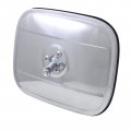 United Pacific C476902 6 X 8 Polished Stainless Steel Exterior Mirror Head W Pivoting Mounting Stud For 1947-72 Chevy Gmc Truck 