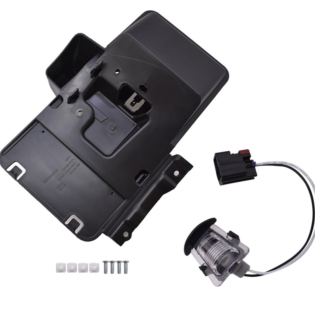 Rear License Plate Mounting Holder Bracket With Light 1 Pcs Replacement For Wrangler Jk 2007-2017 68064720aa