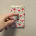 Wild Garden Of Flowers Pattern Plastic Wall Decor Toggle Light Switch Plate Cover 