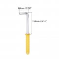 Uxcell 12mm Hex Key Wrench L Shaped Long Arm Cr-v Repairing Tool With Plastic Handle
