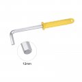 Uxcell 12mm Hex Key Wrench L Shaped Long Arm Cr-v Repairing Tool With Plastic Handle