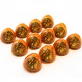 Red Hound Auto 12 Amber Led 2 Inches Marker Beehive Cone Lights Trailer Bright Lighting 