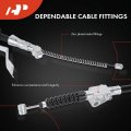 A-premium Rear Driver Side Parking Brake Cable Assembly Compatible With Toyota And Lexus Models Highlander 2006-2007 Rx400h