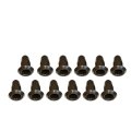 1964 81 Gm Door And 1 4 Panel Fastener Grommet Brown Plastic 12 Pc Set Inl15272 