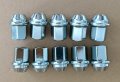 10pcs M14 1 50 Chrome Lug Nuts 611-330 Hex 22mm For Dodge Durango Ram 1500 2500 3500 4000 Jeep Grand Cherokee Wrangler Ford