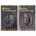 Niche Brake Pad Set For Honda Cbr600f3 Cbr600sjr Fury Kawasaki 06455-mv4-405 Front Rear Organic