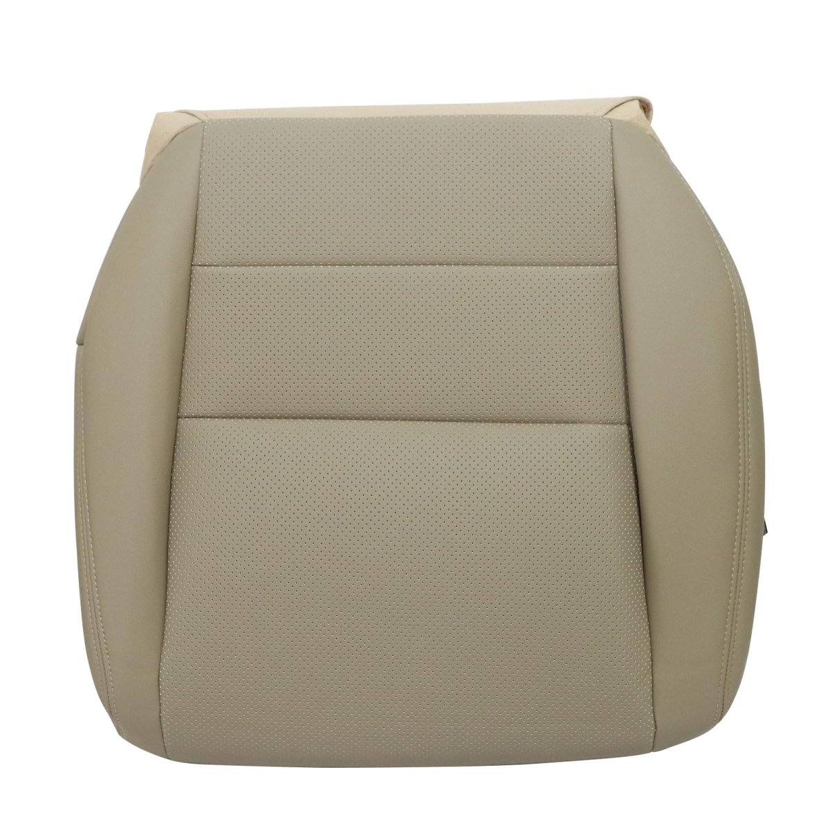 Driver Bottom Perforated Leather Seat Cover Tan For Acura Tl 2005 2006 2007 2008 Microfiber Replacement