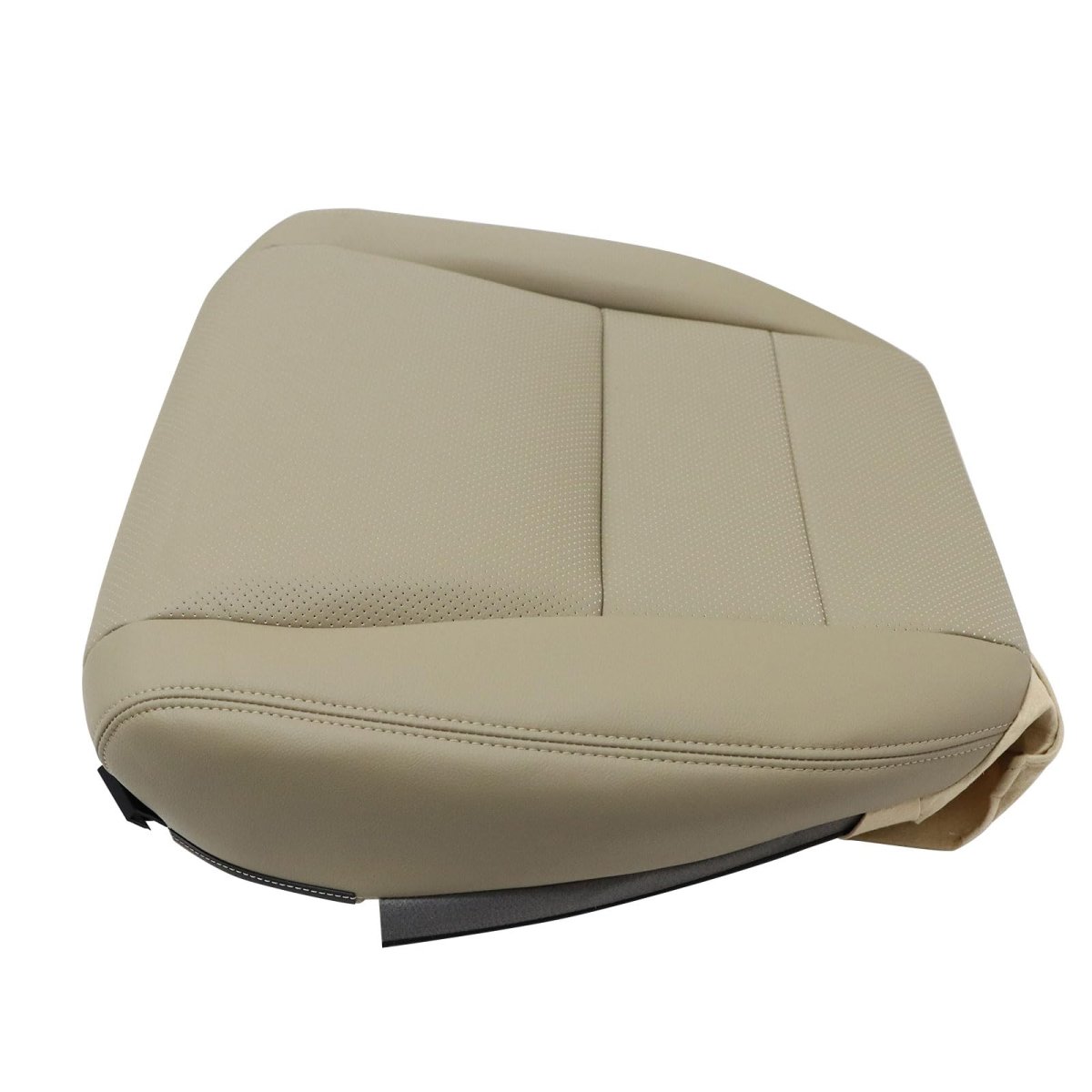 Driver Bottom Perforated Leather Seat Cover Tan For Acura Tl 2005 2006 2007 2008 Microfiber Replacement