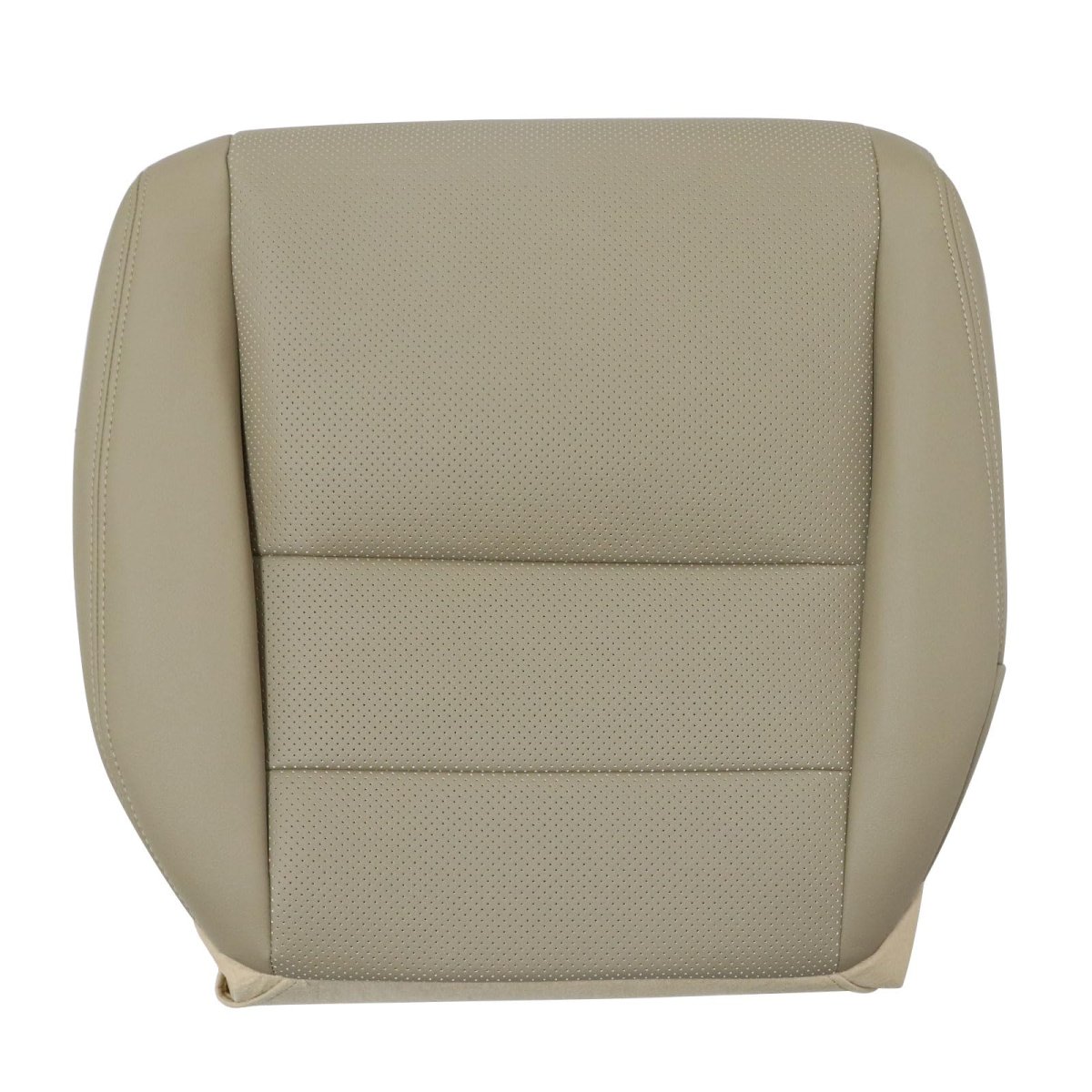 Driver Bottom Perforated Leather Seat Cover Tan For Acura Tl 2005 2006 2007 2008 Microfiber Replacement