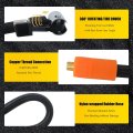 11 Tire Inflator Extension Tube Pump Chuck Hose Adapter W Presta Valve For Air Compressor Quick-inflation Clip On High-pressure