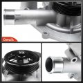 A-premium Engine Water Pump With Gasket Pulley Compatible Chrysler 300 Dodge Challenger Charger Jeep Grand Cherokee 2011-2020