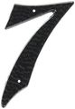 3-1 2 Black Die-cast Aluminum Address Numbers 