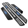 Ford Escape X-large Black Real Carbon Fiber 4 Pcs Universal Door Sill Step Protector Guard Decal Plates
