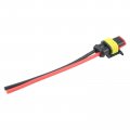 Carbhub 5 Set 2 Pin Connector Waterproof With Male And Female Way 16 Awg Wire Fit For Motorcycle Scooter Car Truck Quad Bike