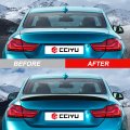 Adjustable Rear Spoiler Wing Black Abs For Bmw 4 Series 420i 428i 430i 435i 440i 2014 To 2018