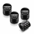 Ipick Image For Hemi Logo In Black On Real Carbon Fiber Barrel Aluminum Tire Valve Stem Caps