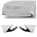 Front Bumper Lip For 2018-2020 Acura Tlx Replacement 08f01-tz3-260a Splitter Under Chin Spoiler Air Dam Black Silvery 