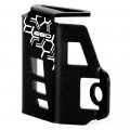 Mokiton Motorcycle Rear Brake Fluid Reservoir Pump Oil Cap Guard Cover Compatible With Kawasaki Z650 2017-2023 Gas Tank