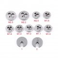 30pcs Dies Taps Set Adjustable M1 0-m2 5 2mm Hss Metric Spanner T Handle Tools Kit