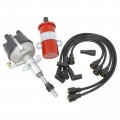 Aip Power Pack Side Mount Points Distributor Coil And Oe Performance Plug Wires Compatible With Ford Holland 8n Tractor Serial