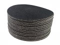 Starcke Premium 7 Inch Hook And Loop Grip Sanding Discs No Hole Black Silicon Carbide For Stone Metal Wood Floor Auto Body 