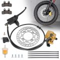 Rutu Front Mini Bike Brake Cylinder Kit With 190mm Rear Disc Disk Rotor For 50cc-160cc Sdg Ssr 107 110 125 Taotao Pit Dirt 