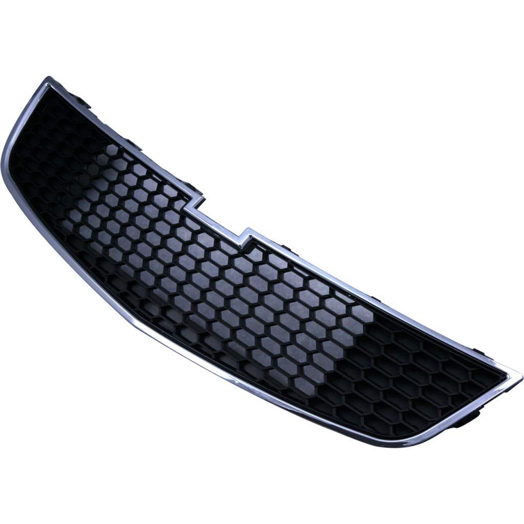Front Bumper Lower Grille For Chevy Cruze 2011 2012 2013 2014 Chrome Shell With Painted Black Insert Plastic Fits Ls Lt Ltz