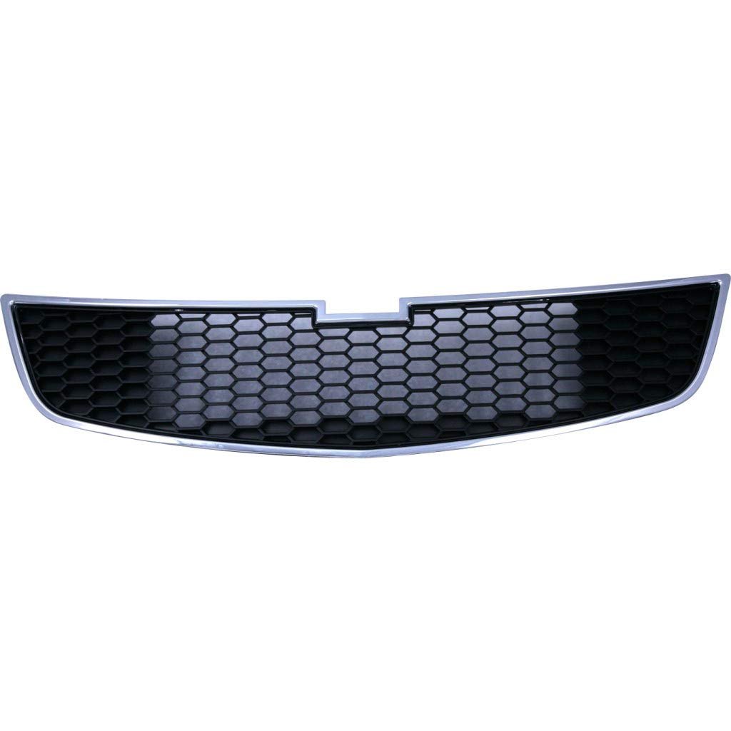 Front Bumper Lower Grille For Chevy Cruze 2011 2012 2013 2014 Chrome Shell With Painted Black Insert Plastic Fits Ls Lt Ltz