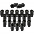 Ocpty 14x2 Wheel Lug Nuts 24pcs Open Black Nut 1 72 0 90 Oem Factory Replacement Ford For Lincoln