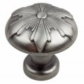 Gliderite Hardware 87420-p-10 1 125 Inch Round Snowflake Satin Pewter Cabinet Knobs 10 Pack 
