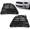G-plus New Front Bumper Fog Light Cover Set Compatible With 2013-2014 Ford Mustang Base Gt Boss 302 Fo1039134 Fo1038134 Lamp