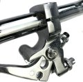 1 25mm Universal Silver Motorcycle Handlebar Hydraulic Brake Master Cylinder Clutch Lever For Honda Kawasaki Suzuki Yamaha