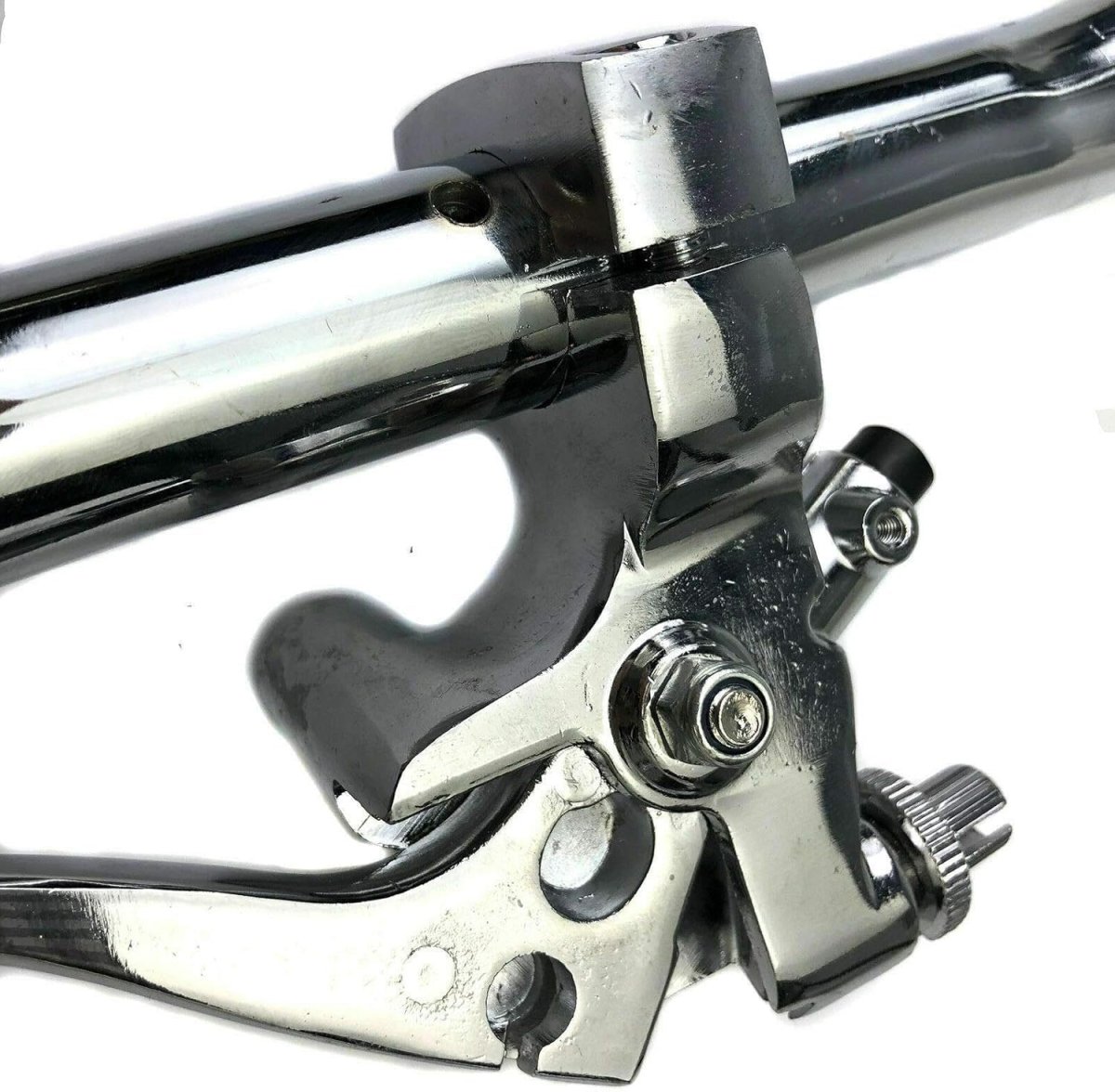 1 25mm Universal Silver Motorcycle Handlebar Hydraulic Brake Master Cylinder Clutch Lever For Honda Kawasaki Suzuki Yamaha