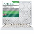 Filterbuy 17x22x2 Air Filter Merv 8 Dust Defense 2-pack Pleated Hvac Ac Furnace Filters Replacement Actual Size 16 50 X 21 1 75