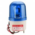 Baomain Industrial Signal Buzzer Warning Lamp Lte-1101j Blue Rotating Light Dc 24v 10w