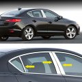 For 2013-2015 Acura Ilx Stainless Steel Chrome Pillar Post Trim 6pc 