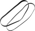 Sander Drive Belt Set Of 2 For Central Machinery 69820 Variable Speed 4 In X 24 High Strength Rubber Toothed Replacement Belts 
