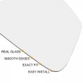 Car Rearview Mirror Glass Replacement With Backing Plate Heated Left Side Driver For Nissan Cube Juke