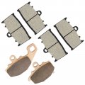 Caltric Front And Rear Brake Pads Compatible With Kawasaki Zx600e Ninja Zzr600 2002-2007