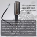 Carleef 2pcs Motorcycle Turn Signals Bright Cool 12led Signal Lights Indicators Modification Essential 12v Blinkers With